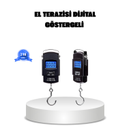 Dijital El Kantarı – 50 Kg Taşıma Kapasiteli, Taşınabilir Hassas Tartı