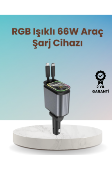 BMW, Mercedes, Audi, Volkswagen Araçlar için 4’ü 1 Arada Hızlı Şarj Cihazı