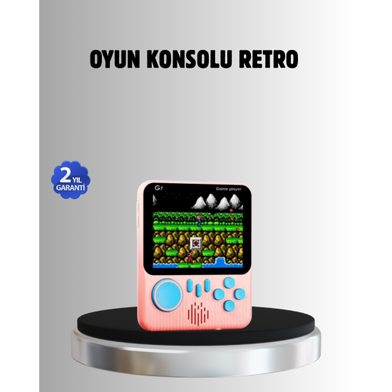 Retro Oyun Konsolu – 3.5 İnç Ekran, 666 Klasik Oyun, TV Bağlantılı