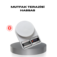 Hassas Dijital Mutfak Tartısı – 1g Doğruluk, LCD Ekran, Otomatik Kapanma
