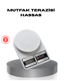 Hassas Dijital Mutfak Tartısı – 1g Doğruluk, LCD Ekran, Otomatik Kapanma