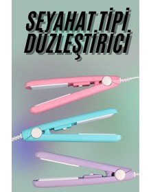 Mini Düzleştirici Seramik Kaplama Seyahat Tipi Elektriklenme Karşıtı