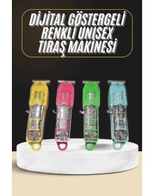 Tıraş Makinesi Renkli Dijital Göstergeli Epilasyon Öncesi Kısaltma Makinesi