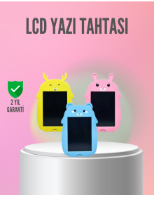 Kağıt Benzeri LCD Yazı Tableti | Tek Tuşla Silme ve Uzun Pil Ömrü