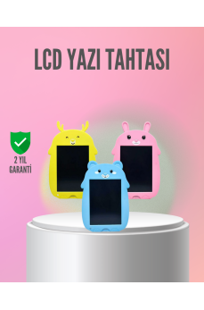 Kağıt Benzeri LCD Yazı Tableti | Tek Tuşla Silme ve Uzun Pil Ömrü