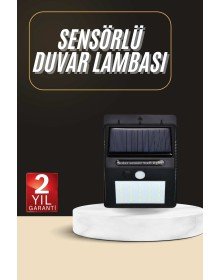 Solar Dekoratif Lambası Sensörlü Led Işık Bahçe Aydınlatma
