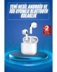4.Nesil Bluetooth Kulaklık Yüksek Ses Kaliteli Dokunmatik Kontrol Özellikli