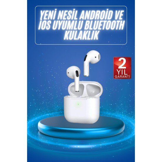 4.Nesil Bluetooth Kulaklık Yüksek Ses Kaliteli Dokunmatik Kontrol Özellikli