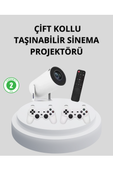 Wi-Fi 6 ve Bluetooth 5.0 Destekli 4K Akıllı Projeksiyon Cihazı