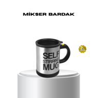 Paslanmaz Çelik Kendi Kendini Karıştıran Akıllı Kupa – Isı Yalıtımlı