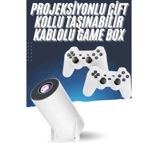 4K Wireless Çift Kollu Kumandalı Oyun Projeksiyonu Retro Video Oyunu 4K Wireless Çift Kollu Kumandalı Oyun Projeksiyonu Retro Video Oyunu