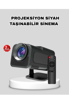 Akıllı Projeksiyon Cihazı HDMI USB Bağlantılı Taşınabilir Enerji Tasarruflu