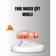 Çift Modlu Kablosuz Bluetooth 5.0 + 2.4GHz Mouse – 3 Cihaz Bağlantılı, Hızlı Geçiş Düğmeli