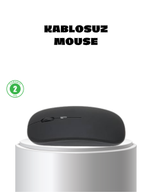 Kablosuz  Mouse –  Gelişmiş Optik Sensör, Profesyonel ve Oyun Kullanımına Uygun