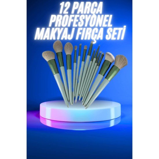 13 Parça Makyaj Fırça Seti Far Kontür Aydnlatıcı Fırçası İz Bırakmaz Hafif ve Yumuşak