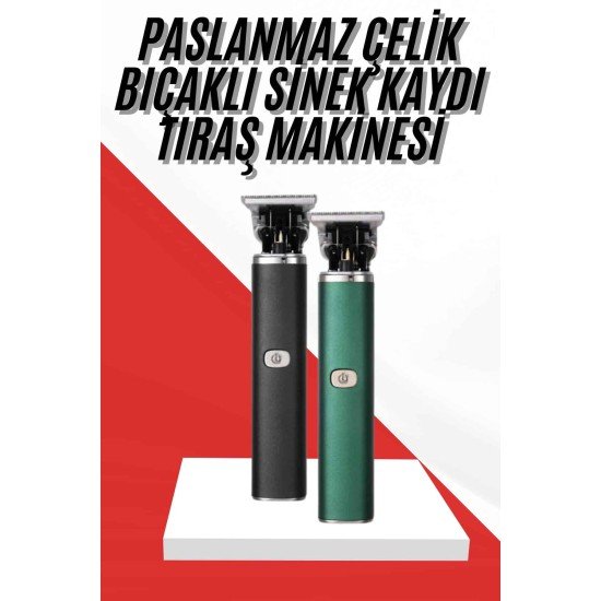 Saç Sakal Ense Paslanmaz Çelik T-Bıçak Vücut Tıraş Makinesi