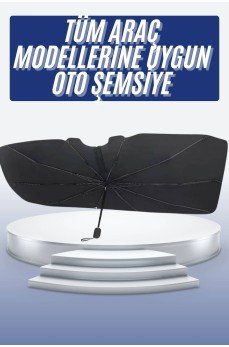 Oto Ön Cam Güneşliği Otomatik Katlanabilir Gölgelik Oto Cam Şemsiye