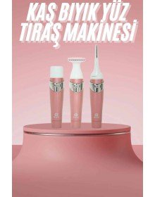 3 Başlıklı Kıl Tüy Temizleyici Epilasyon Aleti Tüm Cilt Tiplerine Uygun