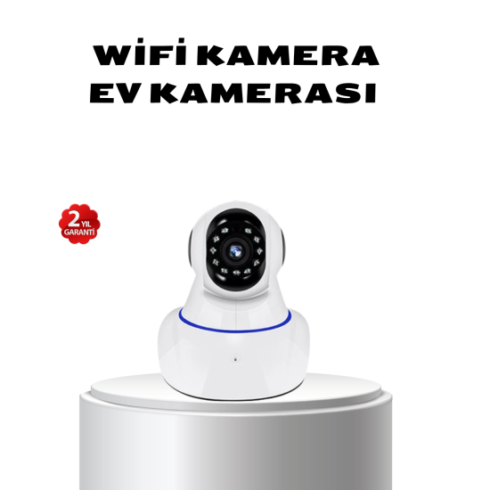 Full HD Akıllı IP Kamera – Gece Görüşlü, Hareket Sensörlü, Çift Yönlü Ses ve Online Kayıt Özellikli