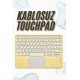 Bluetooth Touchpad Klavye 10.9 inch Kablosuz Wifi Q Klavye Slim