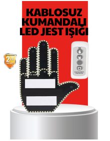 Uzaktan Kumandalı LED Jest Işığı – 3 Farklı Hareket Modu