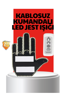 Uzaktan Kumandalı LED Jest Işığı – 3 Farklı Hareket Modu