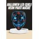 Işıklı Led Maske Parti Eğlence Maskesi Hallowen Neon Maske