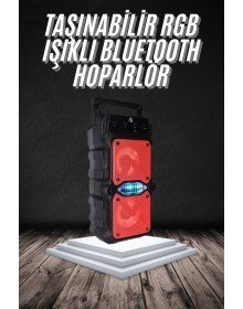 Bluetooth Hoparlör Çift Mikrofonlu Güçlü Ses Kaliteli Kesintisiz Kablosuz