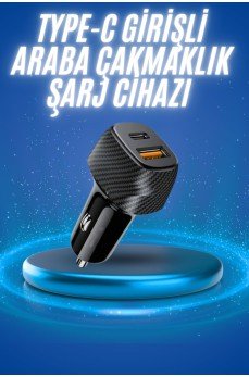 38W Oto Çakmaklık Araç Içi Şarj Cihazı Hızlı Şarj Uzun Ömürlü