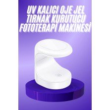 Seyehat Tipi Mini Oje Kurutucu Ultraviole Mor Işık Protez Tırnak Kurutucu