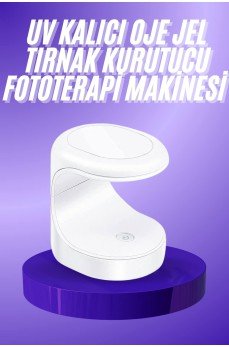 Seyehat Tipi Mini Oje Kurutucu Ultraviole Mor Işık Protez Tırnak Kurutucu