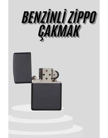 Çakmak Parlak Siyah Doldurulabilir Hedyelik Eşya
