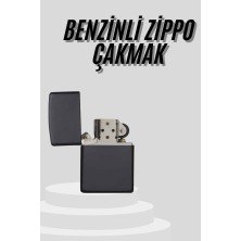 Çakmak Parlak Siyah Doldurulabilir Hedyelik Eşya