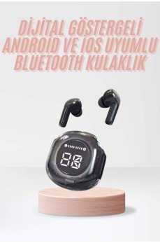 Yeni Nesil Bluetooth Kulaklık Dijital Göstergeli  Dokunmatik 5.3 Kablosuz