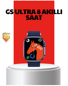 Akıllı Saat 360 mAh Çoklu Spor Modlu Lacivert Siyah Kordon