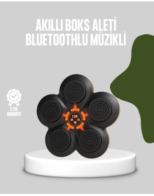 Akıllı Müzikli Boks Makinesi Bluetooth Bağlantılı Işıklı Hedefli Fitness Aleti