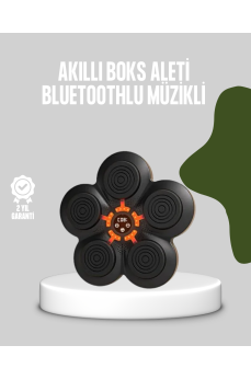 Akıllı Müzikli Boks Makinesi Bluetooth Bağlantılı Işıklı Hedefli Fitness Aleti