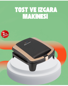 Tost Makinesi 4 Dilim Kapasite 1500 Watt Hızlı Isıtma