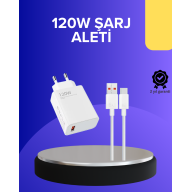 120 Watt Hızlı Şarj Adaptörü Samsung S20 S21 S22 S23 Uyumlu