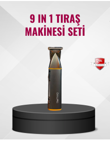 9’u 1 Arada Çoklu Bakım Tıraş Seti Profesyonel Saç Sakal Kesme