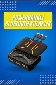 Yeni Nesil Akıllı Saat ve Bluetooth Kulaklık Kampanyası Dijital Göstergeli Powerbankli