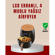 6 Litre Büyük Kapasiteli Dokunmatik Airfryer 2400W Yağsız Fritöz 6 Litre Büyük Kapasiteli Dokunmatik Airfryer 2400W Yağsız Fritöz
