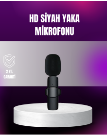 iPhone Uyumlu Çift Mikrofonlu Kablosuz Yaka Seti Profesyonel Ses