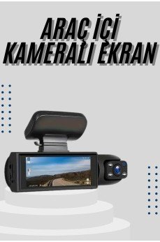 Çift Kameralı Araç Kamerası Ön ve Arka Kameralı