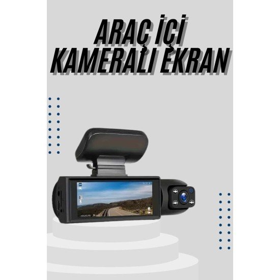 Çift Kameralı Araç Kamerası Ön ve Arka Kameralı Çift Kameralı Araç Kamerası Ön ve Arka Kameralı