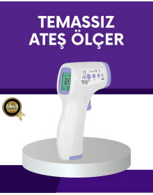 Temassız Ateş Ölçer Dijital Kızılötesi Termometre Hızlı Ölçüm