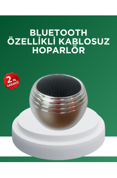 Mini Bluetooth Hoparlör TWS Özellikli Taşınabilir Güçlü Ses