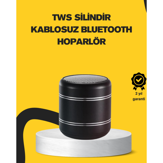 Mini Alüminyum Bluetooth Hoparlör Yüksek Bas Performansı