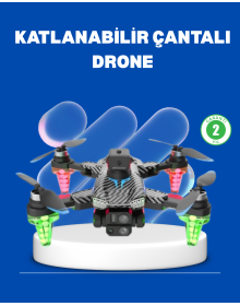 1080P Full HD Katlanabilir Drone Uzun Uçuş Süreli Hafif Tasarım
