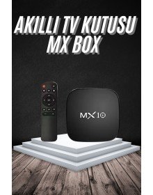 Akıllı TV kutusu Mx Box Android 7.1 TV kutusu 2.4G Wifi